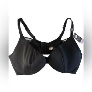 NWT Black Women's Bra by Cacique Size 44DDD